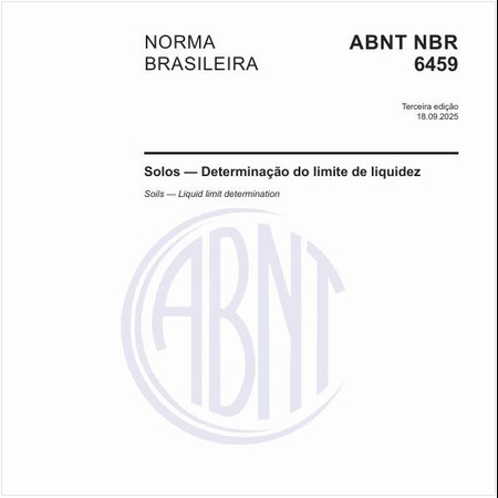 Solos — Determinação do limite de liquidez