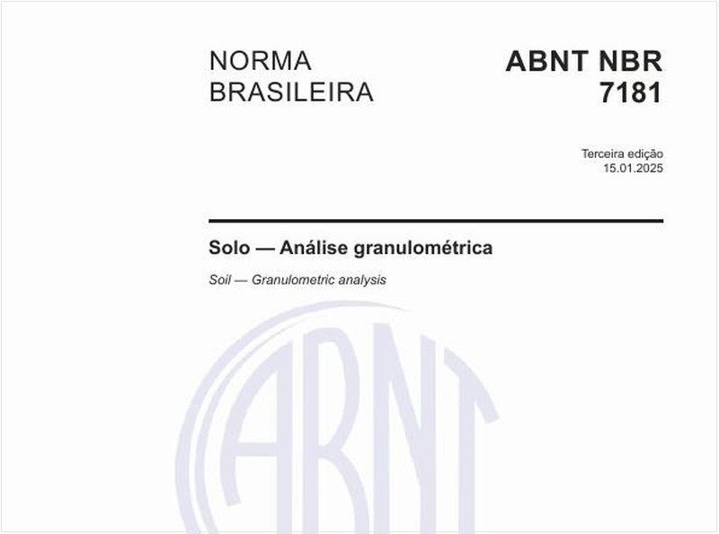 Solo — Análise granulométrica