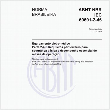 NBRIEC60601-2-46 de 05/2020