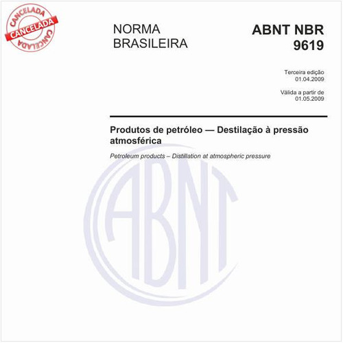 Produtos de petróleo - Destilação á pressão atmosférica