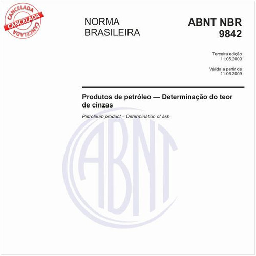 Produtos de petróleo - Determinação do teor de cinzas