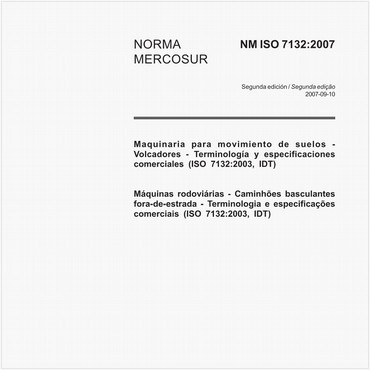 NM-ISO7132 de 09/2007