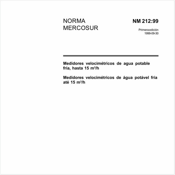 Medidores velocimétricos de água potável fria até 15 m³/h