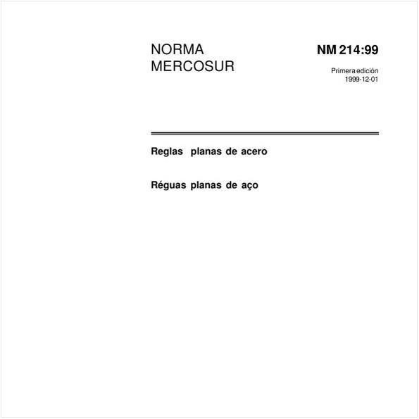 Réguas planas de aço