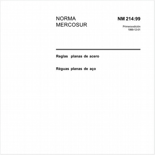 Réguas planas de aço