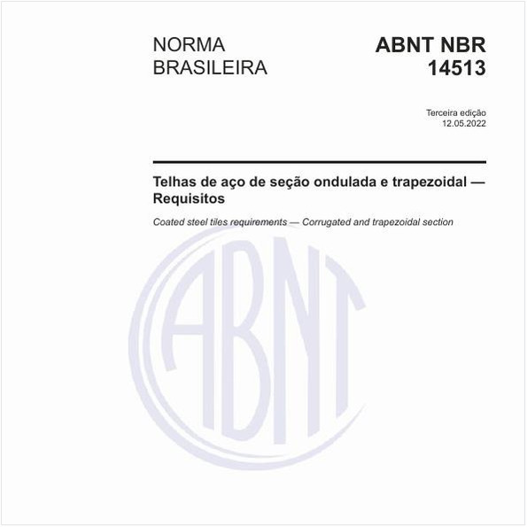 Telhas de aço de seção ondulada e trapezoidal - Requisitos