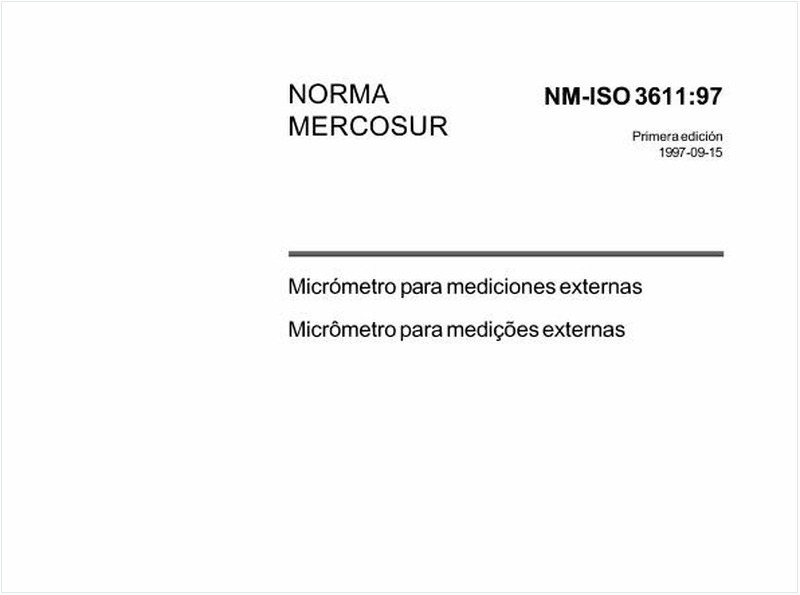 Micrômetro para medições externas