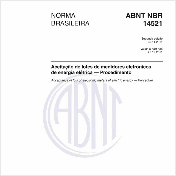 NBR14521 de 11/2011