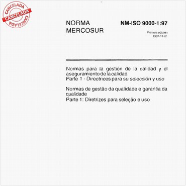 NM-ISO9000-1 de 1997