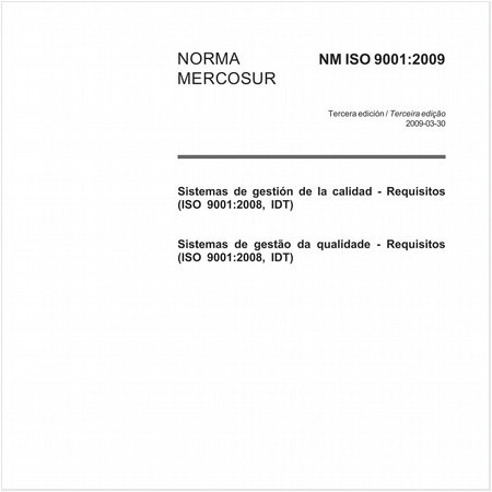 Sistemas de gestão da qualidade - Requisitos