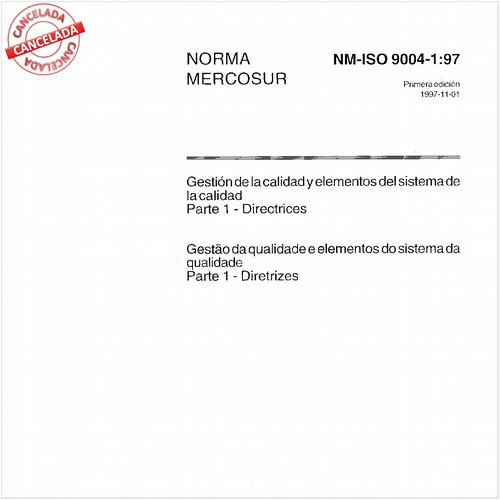 Gestão da qualidade e elementos do sistema da qualidade - Parte 1: Diretrizes