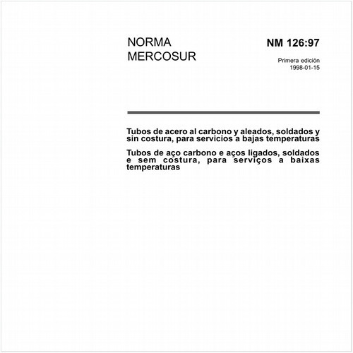 Tubos de aço carbono e aços ligados, soldados e sem costura, para serviços a baixas temperaturas