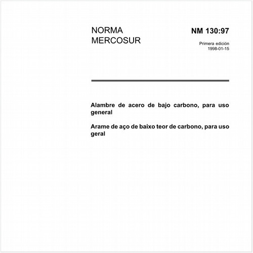 Arame de aço de baixo teor de carbono, para uso geral