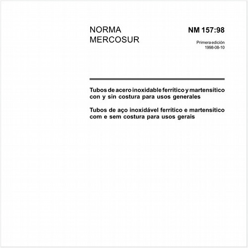 Tubos de aço inoxidável ferrítico e martensítico com e sem costura para usos gerais