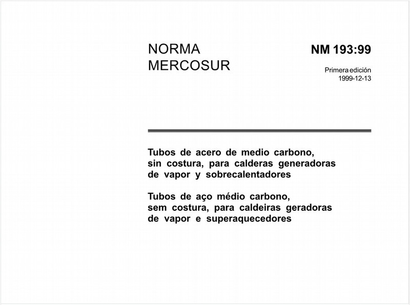 Tubos de aço médio carbono, sem costura, para caldeiras geradoras de vapor e superaquecedores