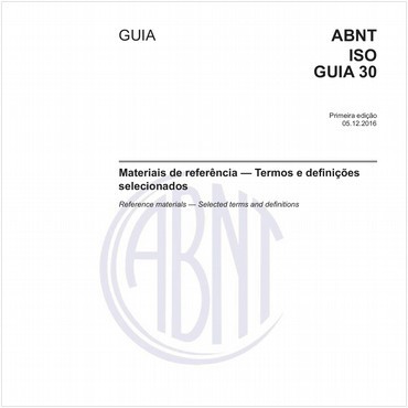 ABNT ISO GUIA30 de 12/2016