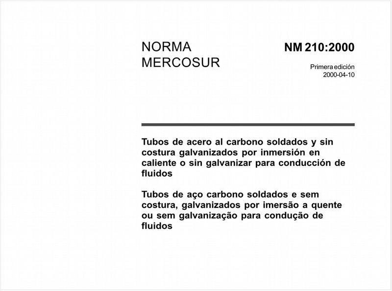 Tubos de aço carbono soldados e sem costura, galvanizados por imersão a quente ou sem galvanização para condução de fluidos