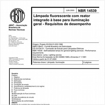 NBR14539 de 06/2000
