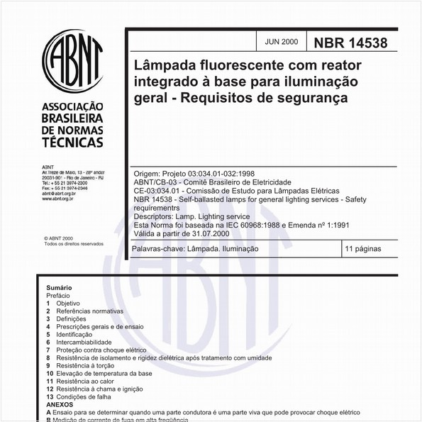 NBR14538 de 06/2000