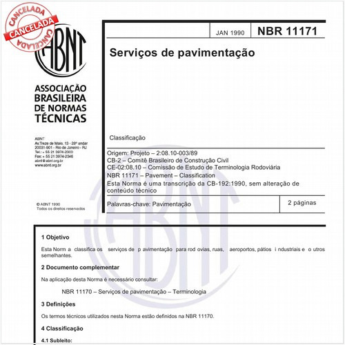 Serviços de pavimentação