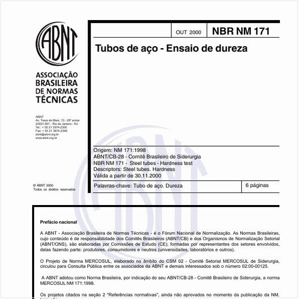 Tubos de aço - Ensaio de dureza