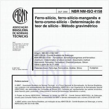 NBRNM-ISO4158 de 10/2000
