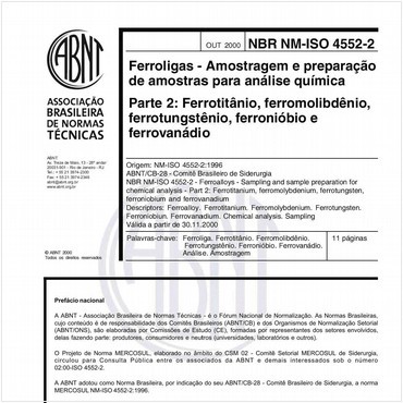 NBRNM-ISO4552-2 de 10/2000