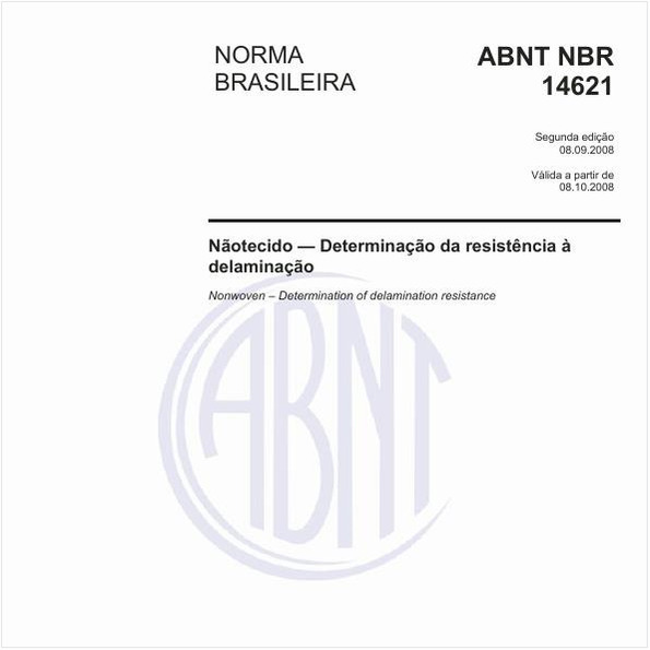 Nãotecido - Determinação da resistência à delaminação