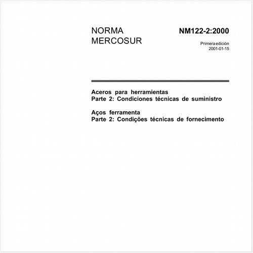 Aços ferramenta - Parte 2: Condições técnicas de fornecimento