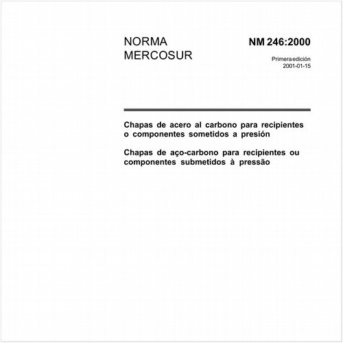 Chapas de aço-carbono para recipientes ou componentes submetidos à pressão