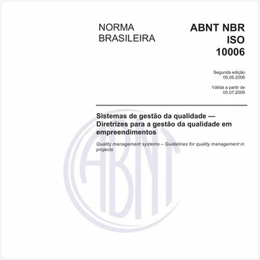 NBRISO10006 de 06/2006