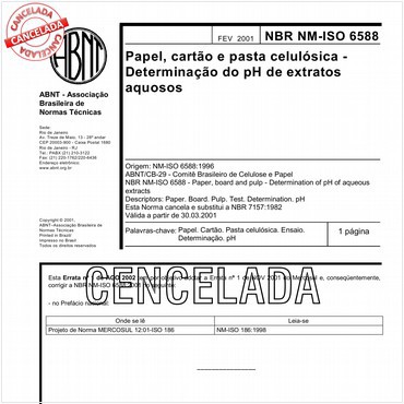 NBRNM-ISO6588 de 02/2001