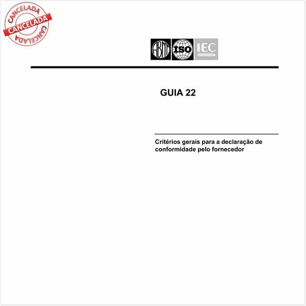 Critérios gerais para a declaração de conformidade pelo fornecedor
