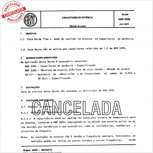 Capacitores de potência