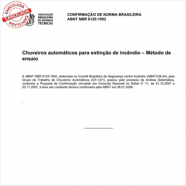 Chuveiros automáticos para extinção de incêndio