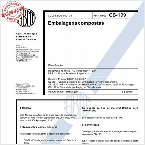 Embalagens compostas