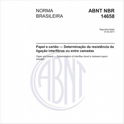 Papel e cartão — Determinação da resistência da ligação interfibras ou entre camadas