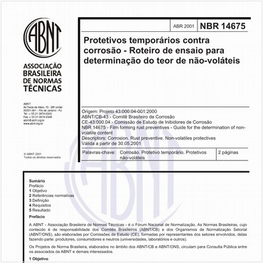 NBR14675 de 04/2001