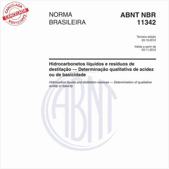 Hidrocarbonetos líquidos e resíduos de destilação — Determinação qualitativa de acidez ou de basicidade