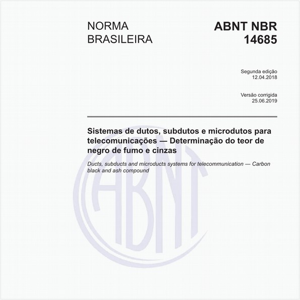 NBR14685 de 04/2018