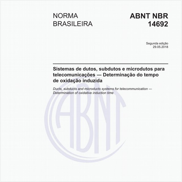 NBR14692 de 05/2018