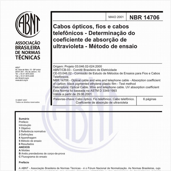 NBR14706 de 05/2001