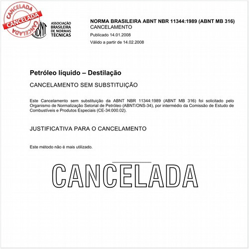 Petróleo bruto - Destilação