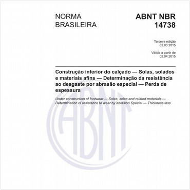 NBR14738 de 03/2015