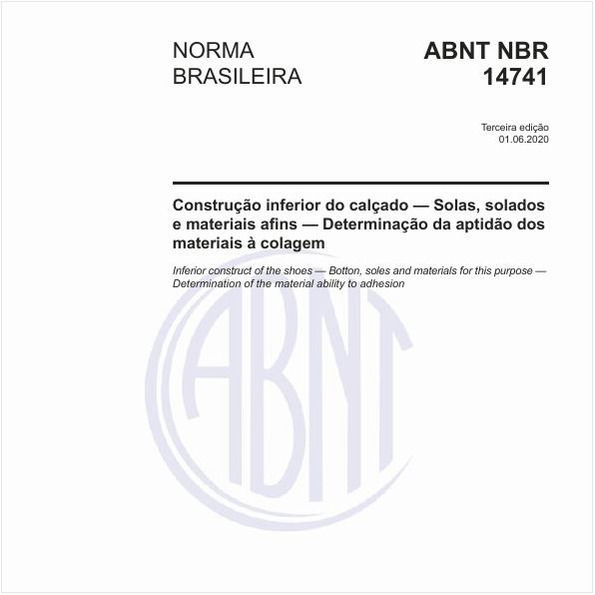 Construção inferior do calçado — Solas, solados e materiais afins — Determinação da aptidão dos materiais à colagem