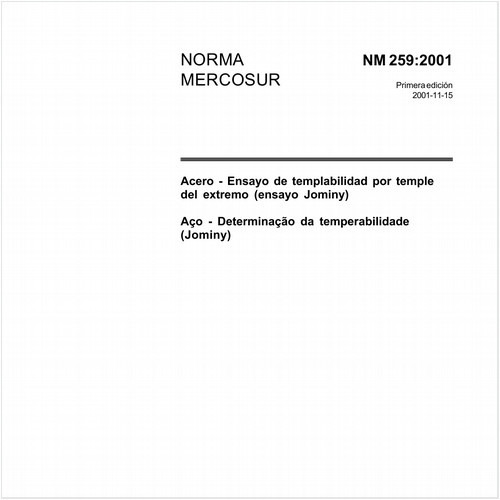 Aço - Determinação da temperabilidade (Jominy)