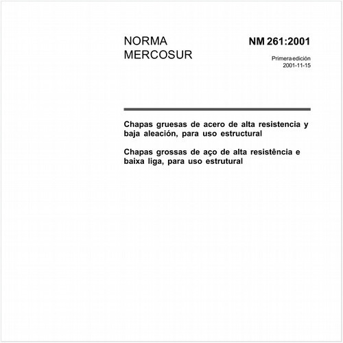 Chapas grossas de aço de alta resistência e baixa liga, para uso estrutural
