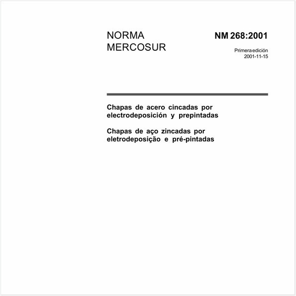 Chapas de aço zincadas por eletrodeposição e pré-pintadas
