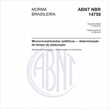 NBR14758 de 08/2014