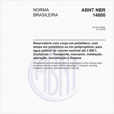 NBR14800 de 11/2018